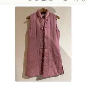 Silk Candy Pink Chinese Traditional Qipao